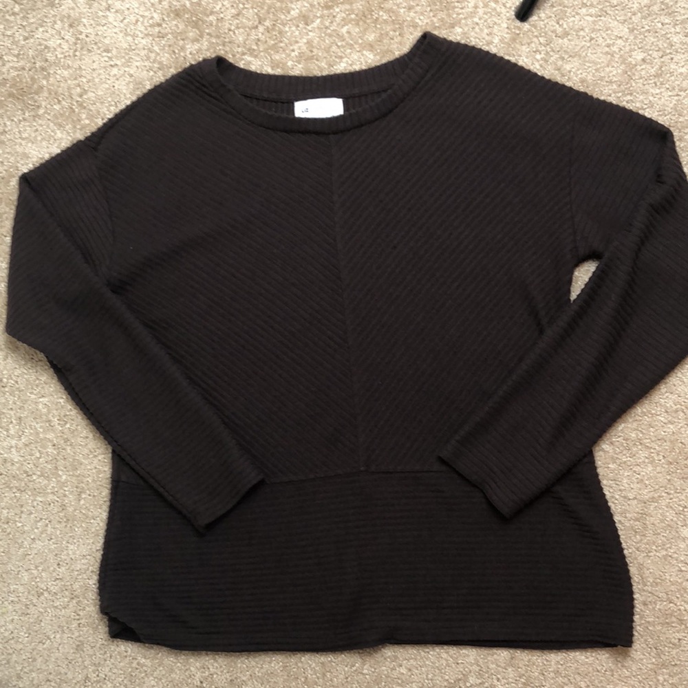 Liz Clairborne Ribbed Lightweight Sweater